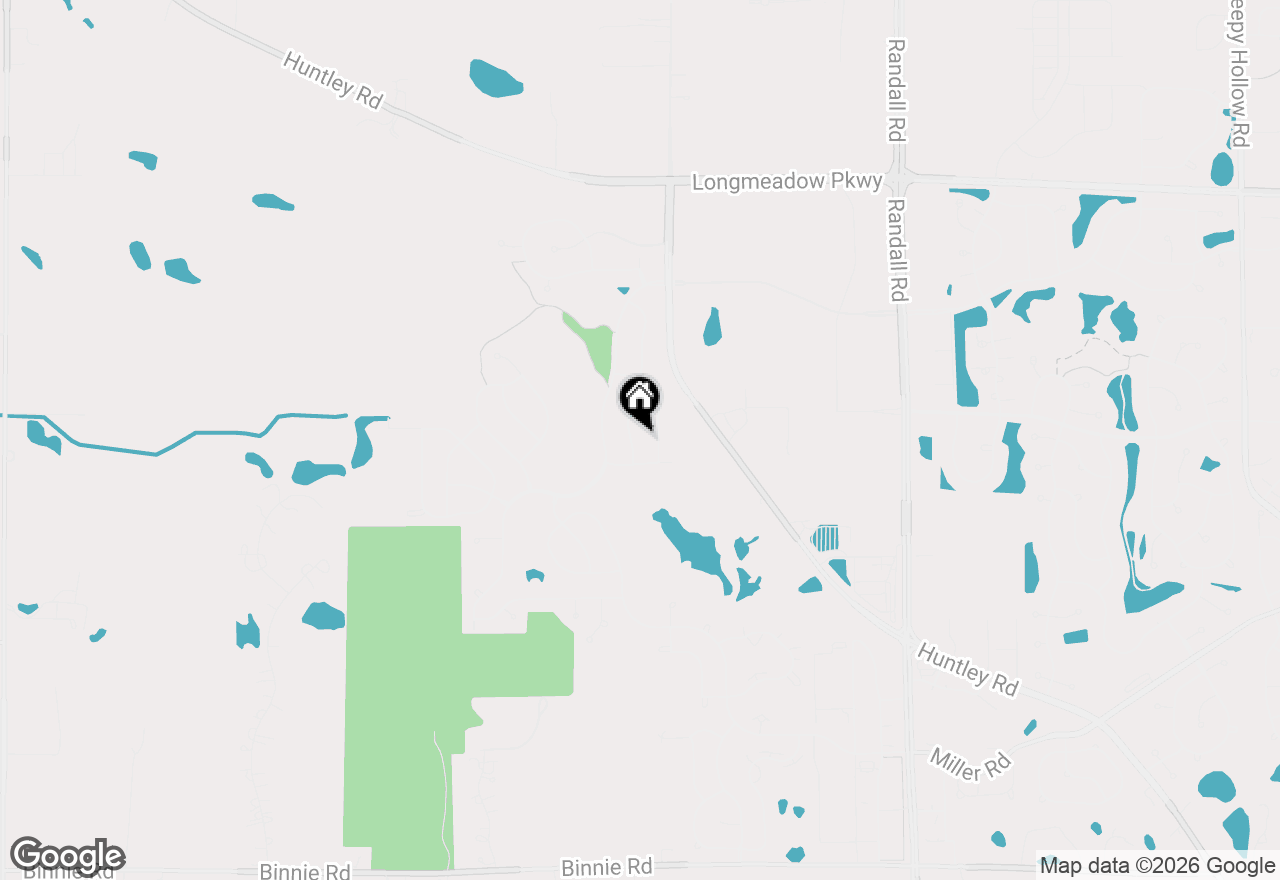 Map of 3106 Drury Lane, Carpentersville, IL 60110