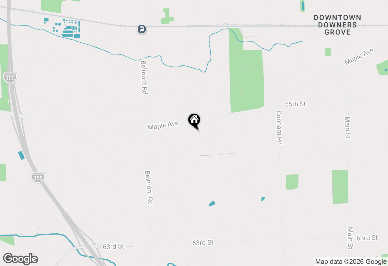 Map of 5608 Sherman Avenue, Downers Grove, IL 60516