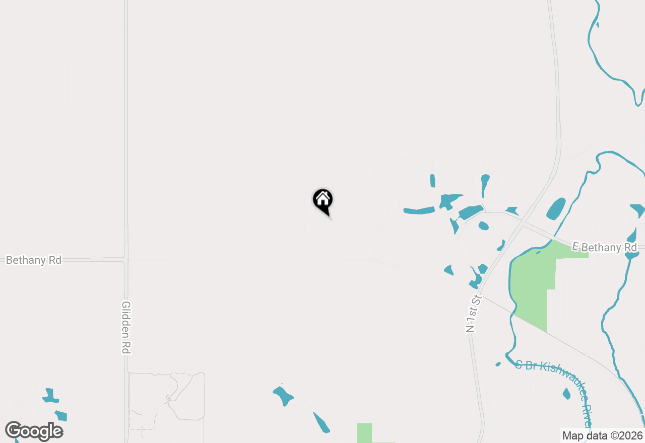 Map of 665 Kenwood Court, Dekalb, IL 60115
