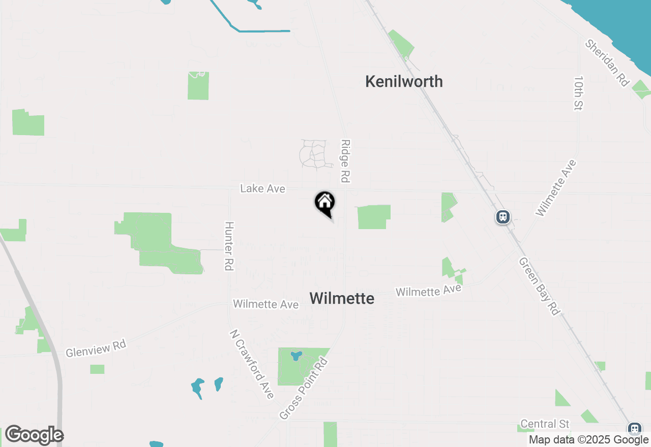 Map of 1932 Birchwood Avenue, Wilmette, IL 60091