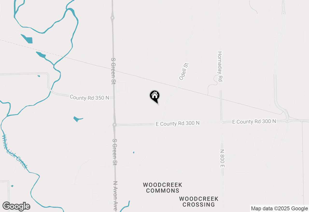 Map of 2251 Hanover Road, Brownsburg, IN 46112