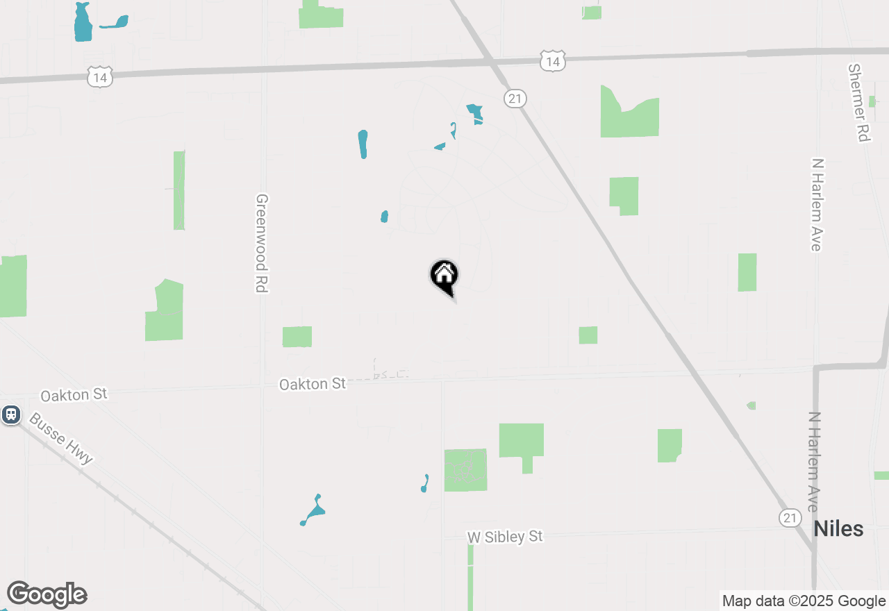 Map of 8136 W Monroe Street, Niles, IL 60714