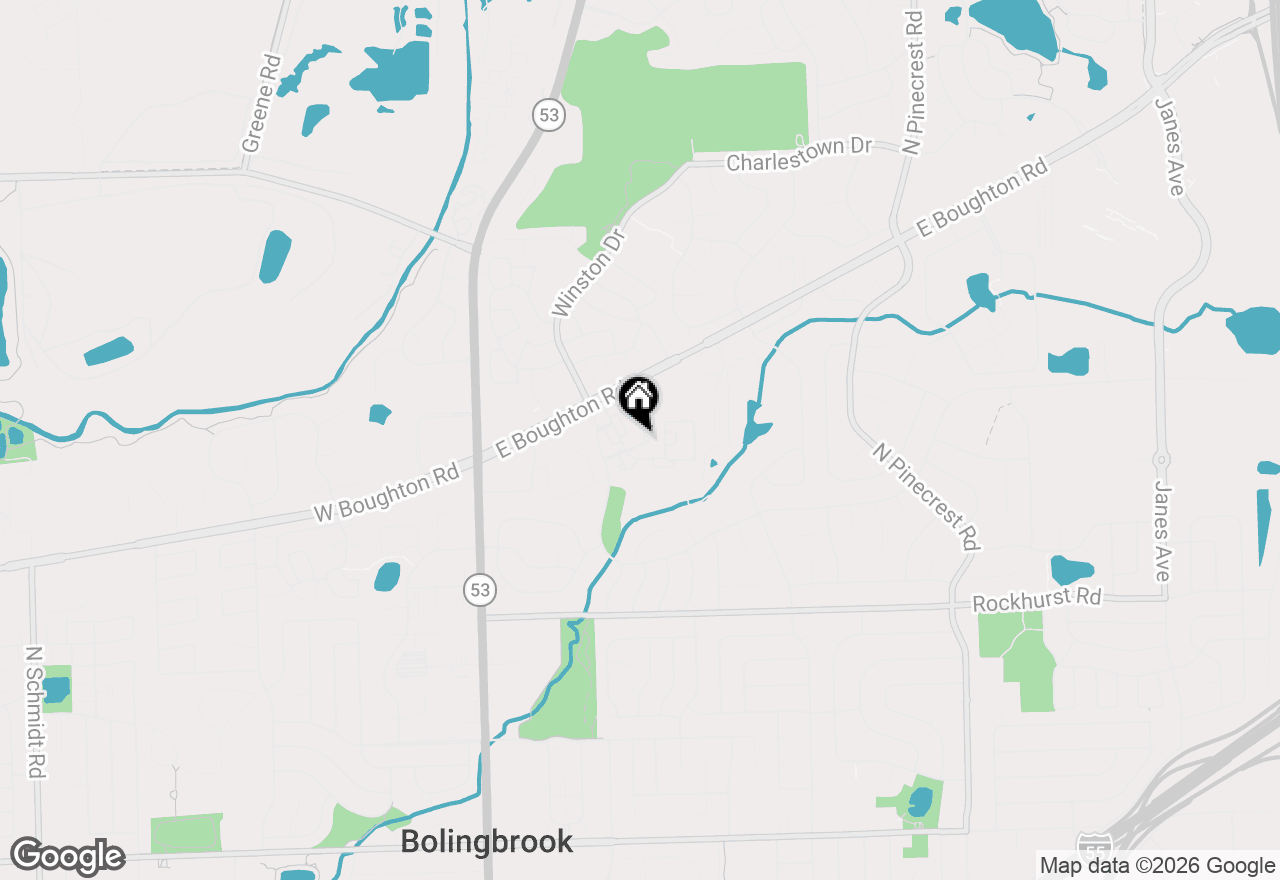 Map of 437 Wright Court, Bolingbrook, IL 60440