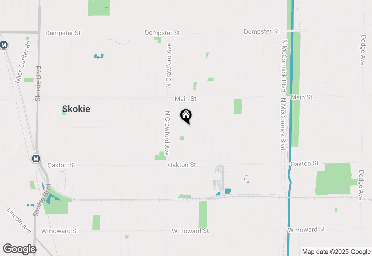 Map of 8209 Springfield Avenue, Skokie, IL 60076