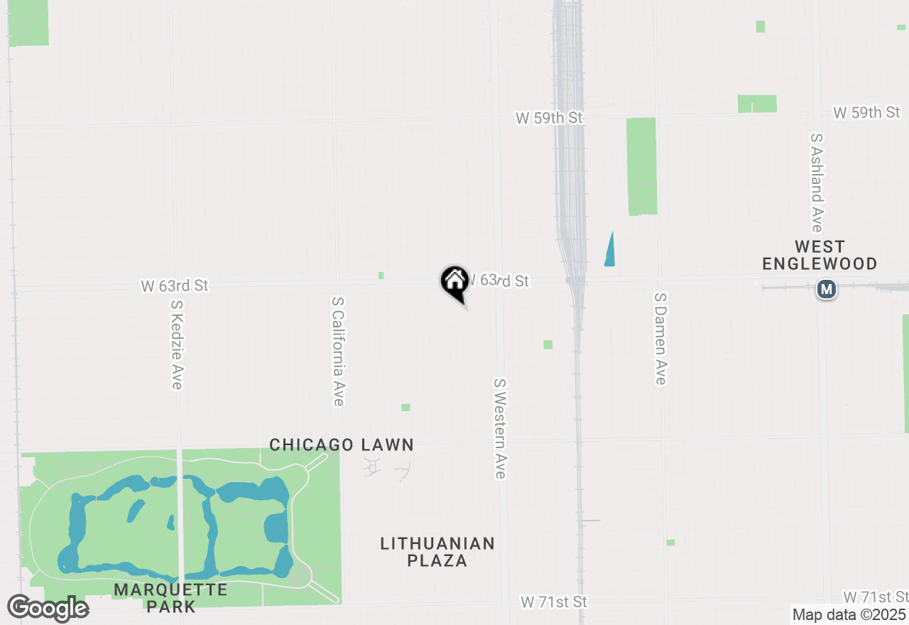 Map of 6348 S Campbell Avenue, Chicago, IL 60629