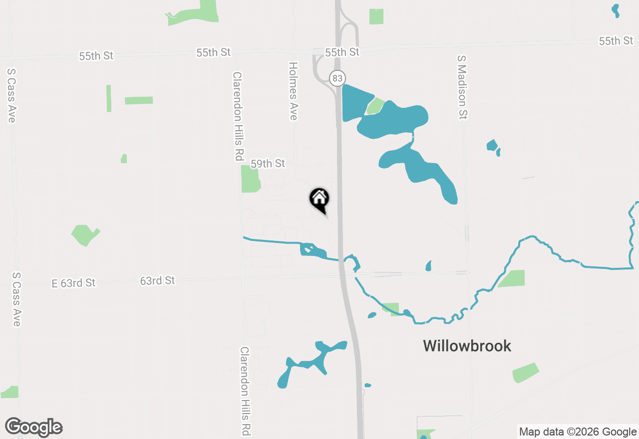 Map of 6109 Knoll Wood Road #102, Willowbrook, IL 60527