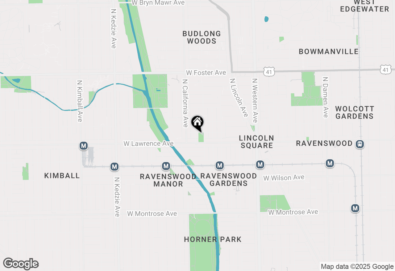 Map of 4817 N Fairfield Avenue #3, Chicago, IL 60625