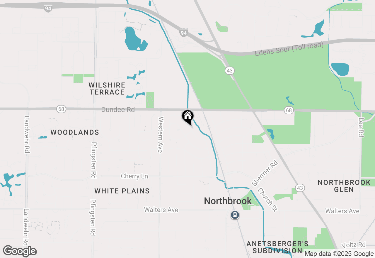 Map of 860 Cedar Lane, Northbrook, IL 60062