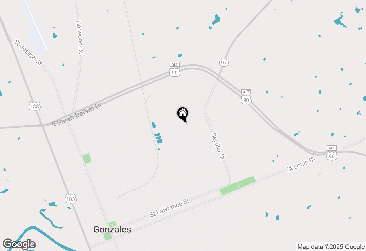 Map of 1525 Waco St, Gonzales, TX 78629