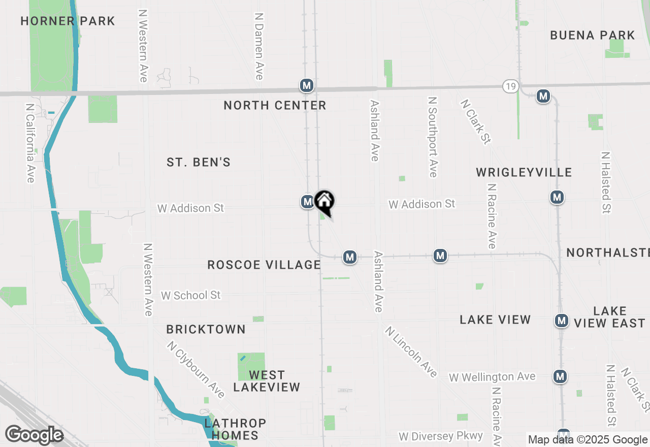 Map of 3530 N Lincoln Avenue #405, Chicago, IL 60657