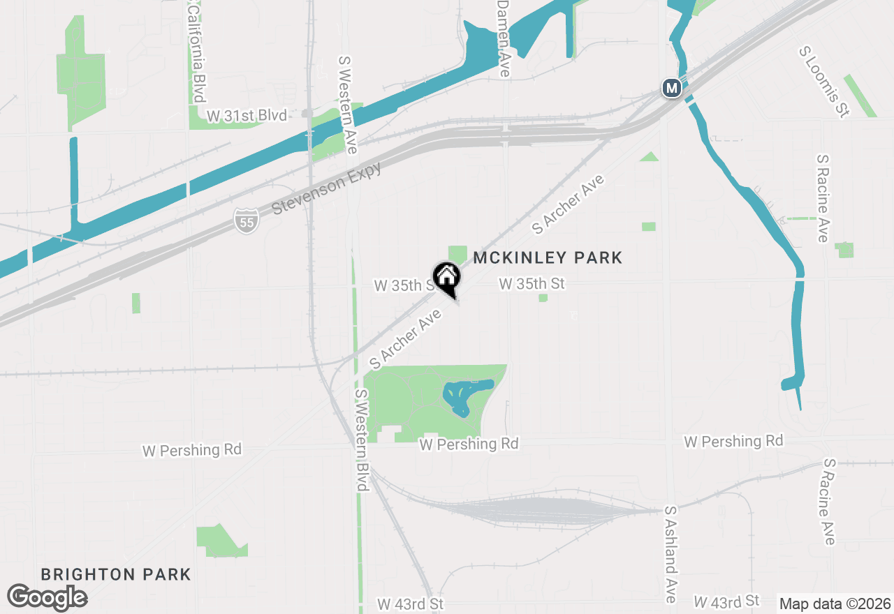 Map of 3551 S Archer Avenue, Chicago, IL 60609