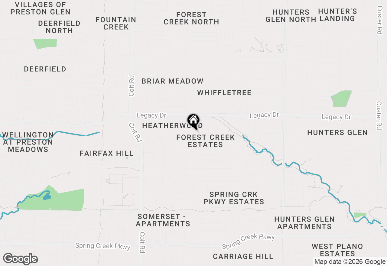 Map of 6840 Rochelle Drive, Plano, TX 75023