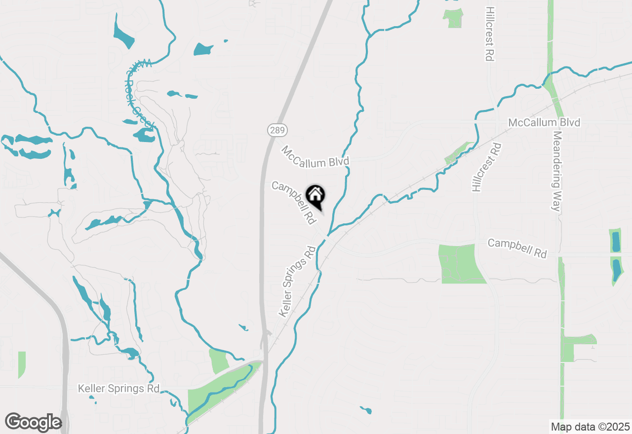 Map of 16814 Preston Bend Drive, Dallas, TX 75248