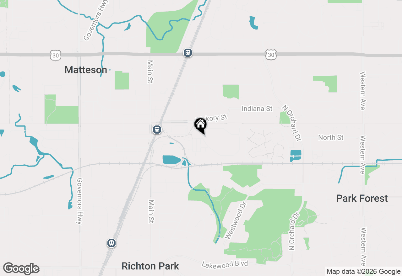 Map of 21635 Dogwood Road #1165, Matteson, IL 60443
