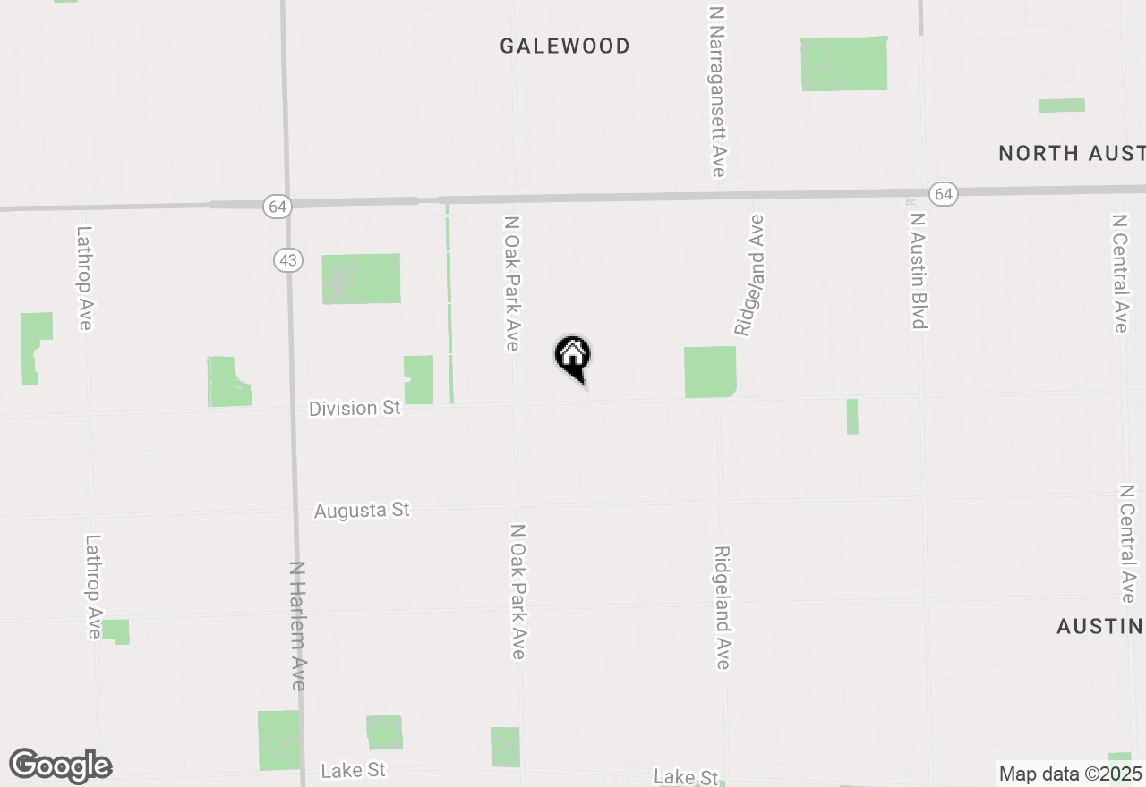 Map of 908 Linden Avenue, Oak Park, IL 60302