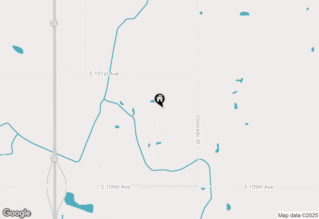 Map of 10390 California Street, Crown Point, IN 46307