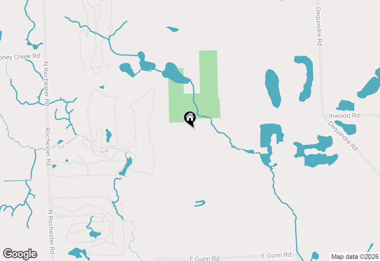 Map of 2654 Quail Run Street, Rochester, MI 48306