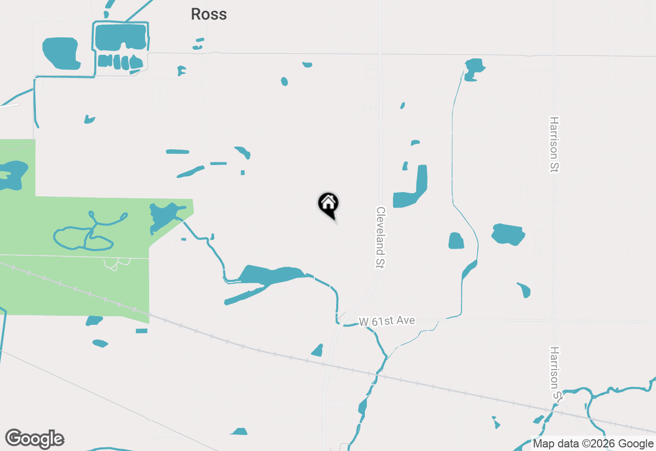 Map of 2256 W 57th Place, Merrillville, IN 46410