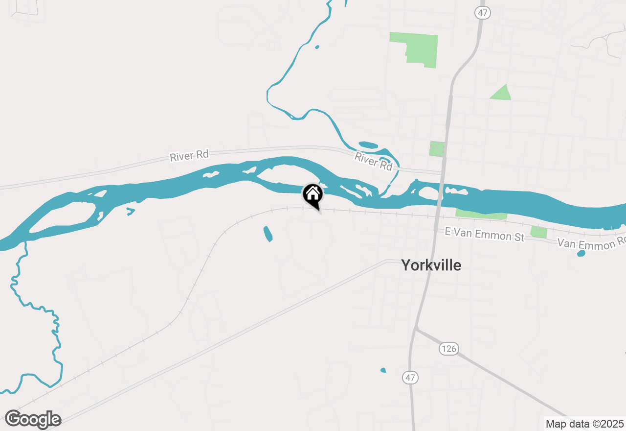 Map of 639 White Oak Way, Yorkville, IL 60560