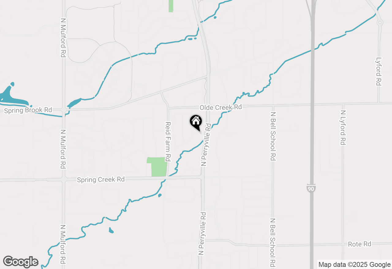Map of 6949 Hedge Cliff Court, Rockford, IL 61114