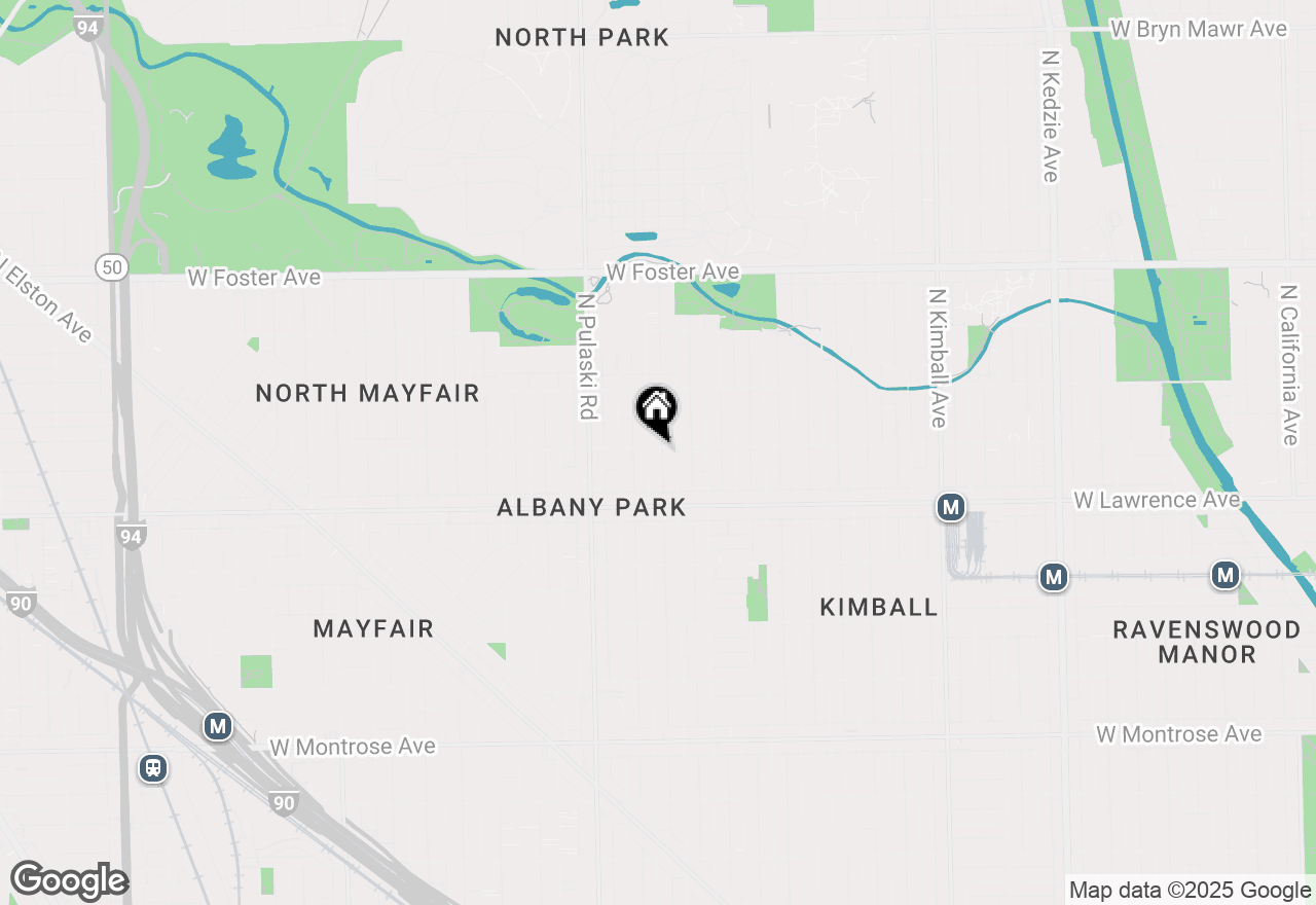 Map of 3849 W Ainslie Street #1, Chicago, IL 60625