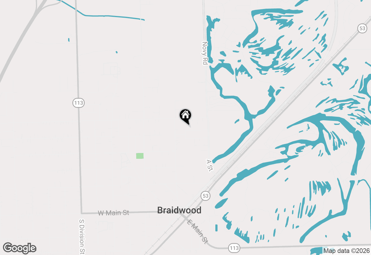 Map of 246 Teal Lane, Braidwood, IL 60408