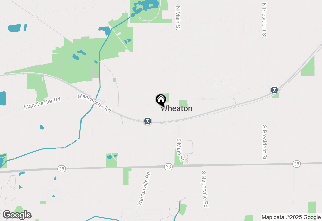 Map of 111 N Wheaton Avenue #104, Wheaton, IL 60187