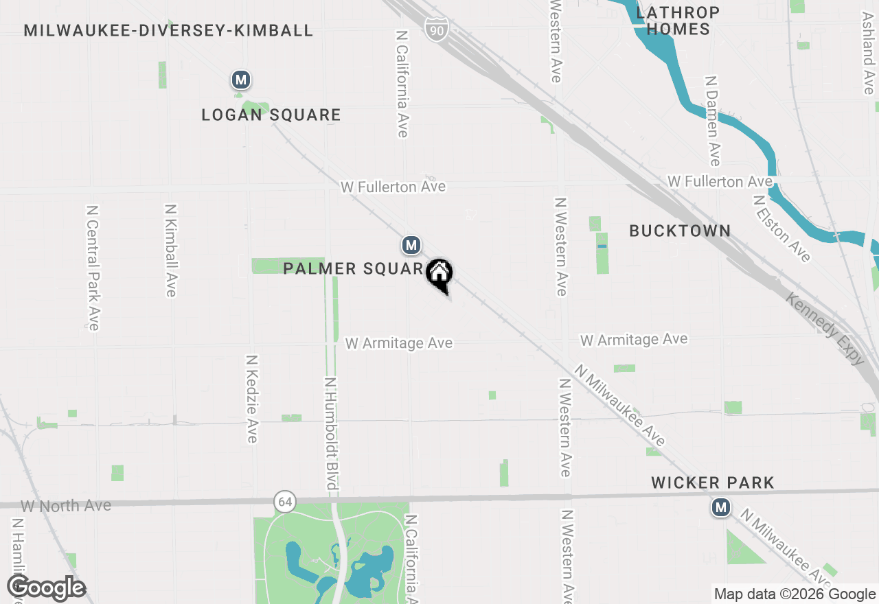 Map of 2712 W Saint Helen Street, Chicago, IL 60647