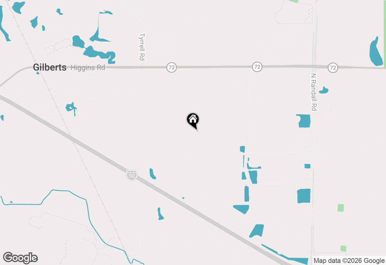 Map of 583 Running Deer Lane, Gilberts, IL 60136