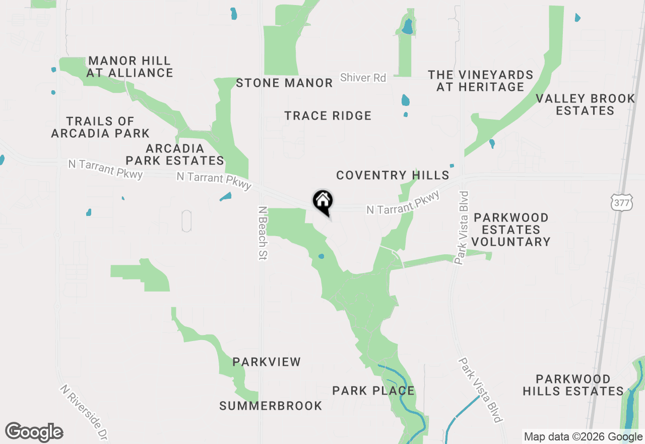 Map of 8451 Washita Court, Fort Worth, TX 76137