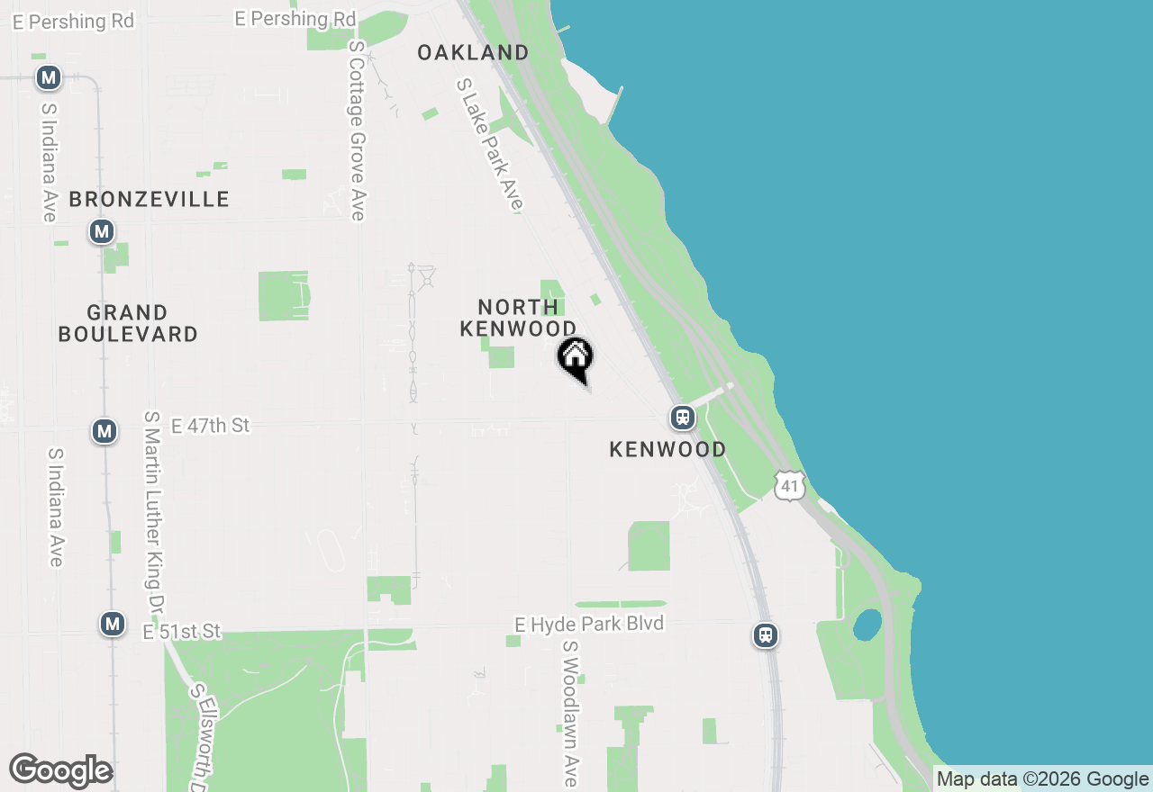 Map of 1203 - 1221 East on 46th Street