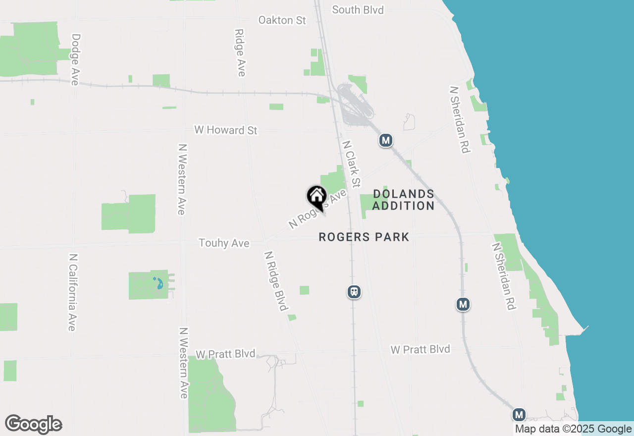 Map of 1910 W Chase Avenue #104, Chicago, IL 60626