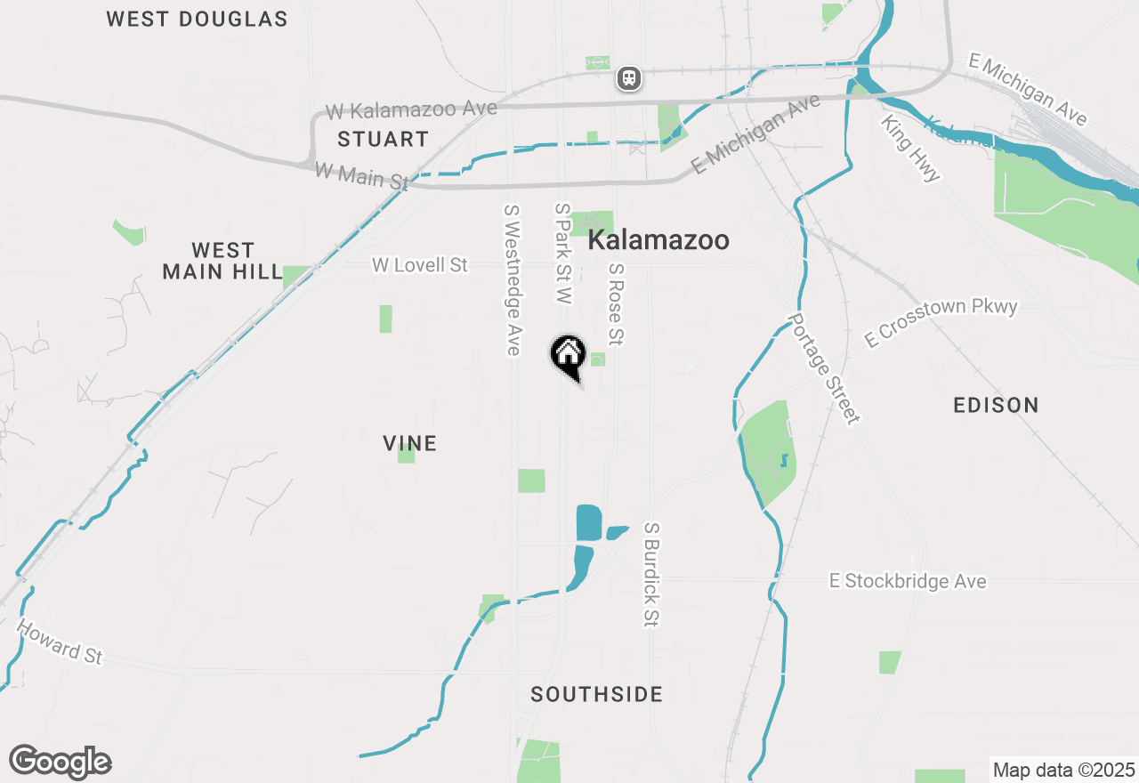 Map of 320 W Vine Street, Kalamazoo, MI 49001