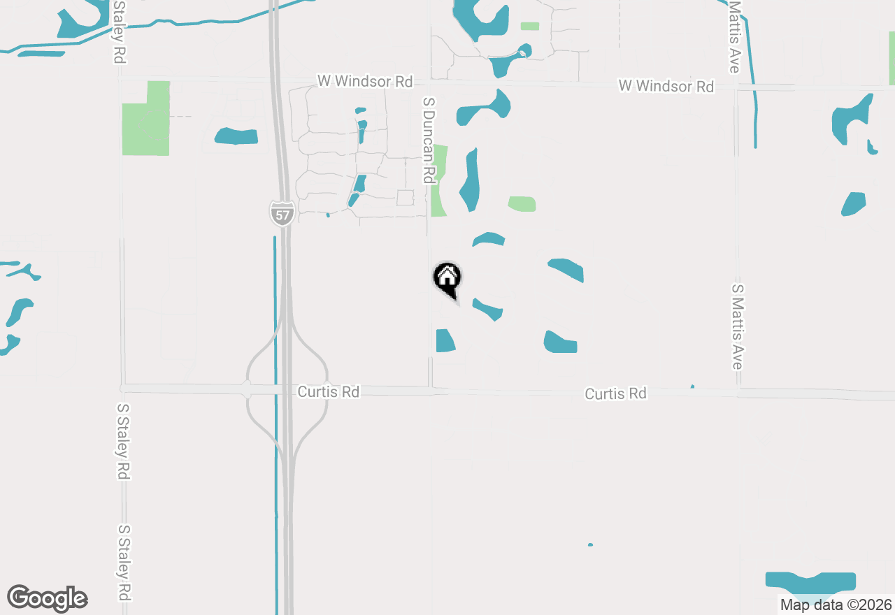 Map of 2909 Greystone Place, Champaign, IL 61822