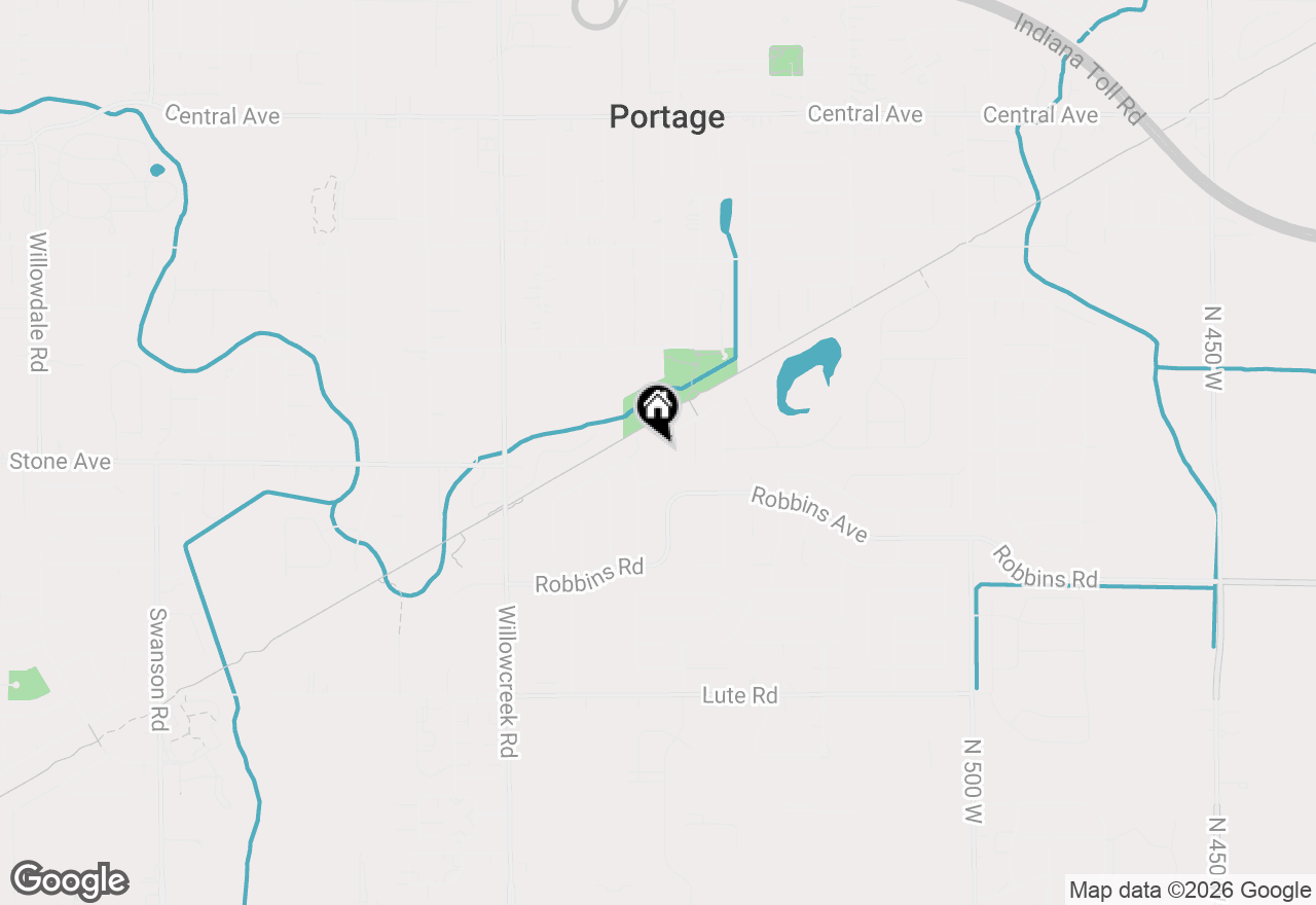 Map of 6168 Brie Avenue, Portage, IN 46368