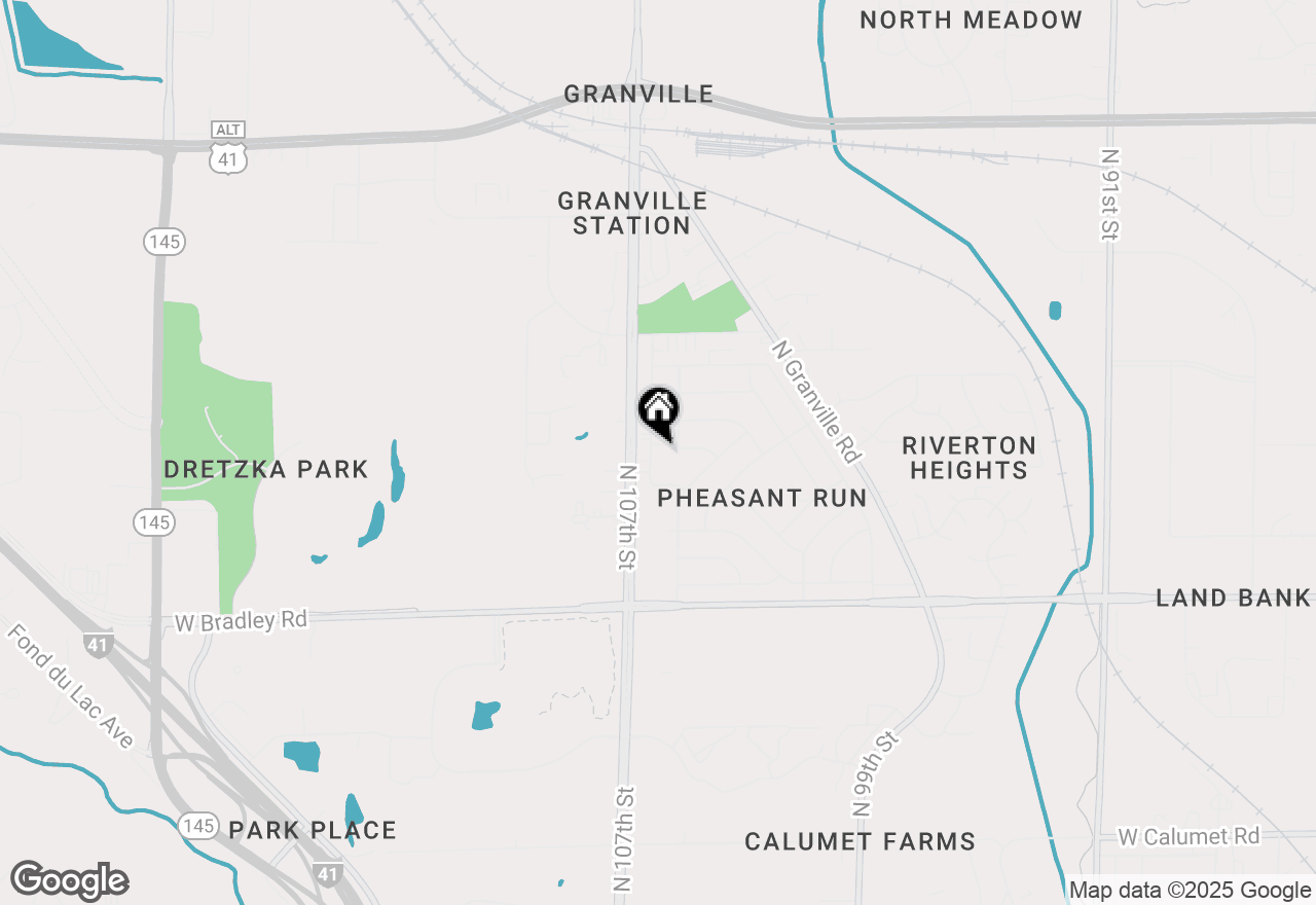 Map of 8246 N 106th St, Milwaukee, WI 53224