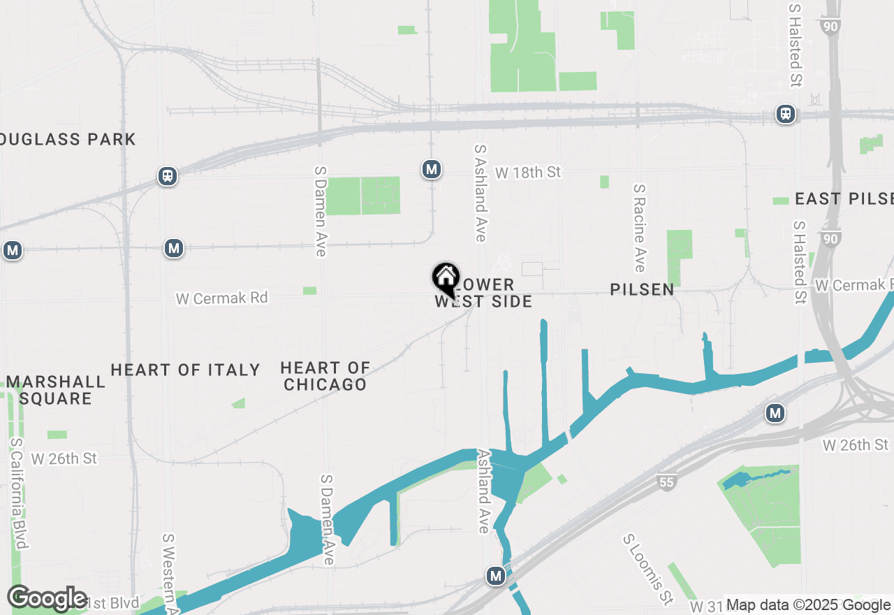 Map of 2244 S Blue Island, Chicago,  60608