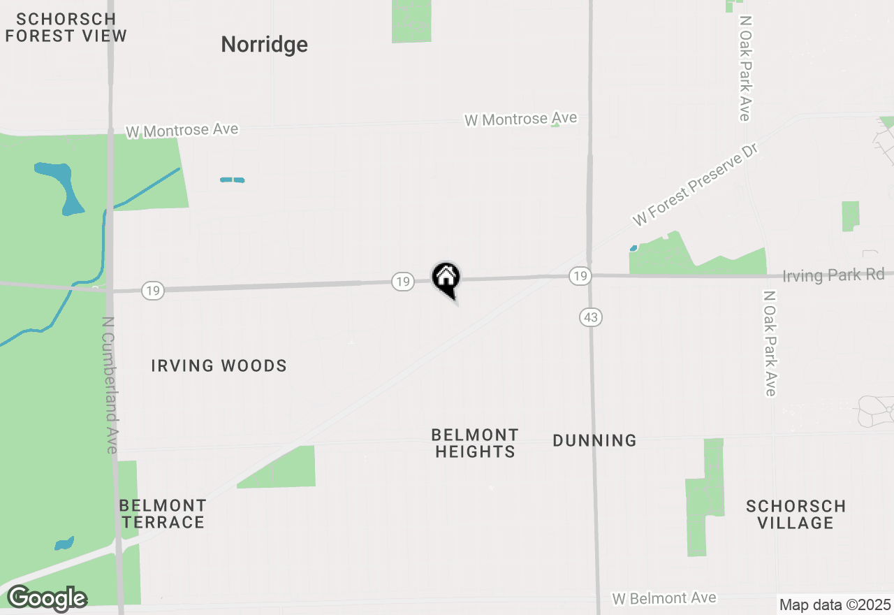 Map of 3946 N Oleander Avenue, Chicago, IL 60634