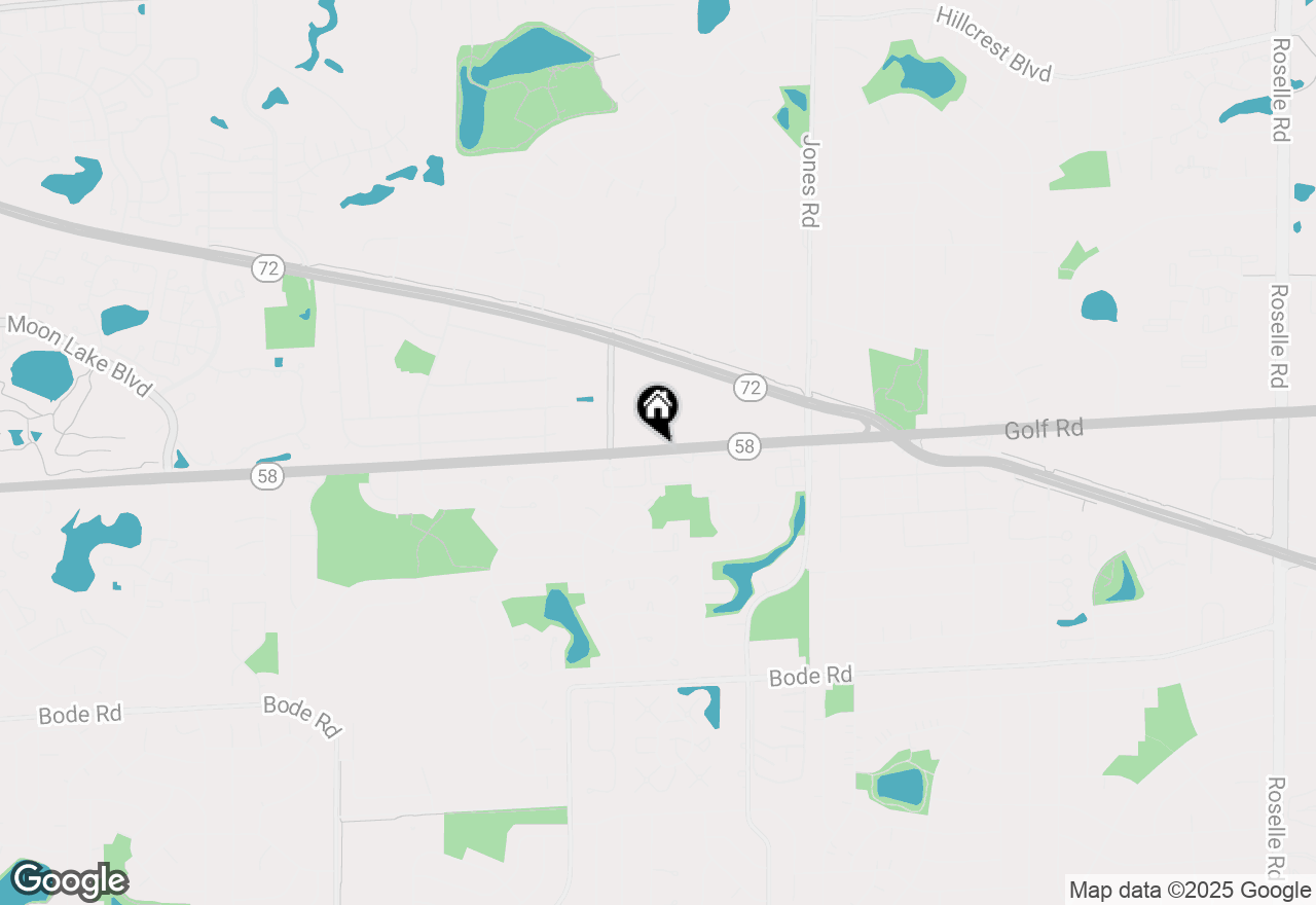 Map of 1047 W Golf Road, Hoffman Estates, IL 60169