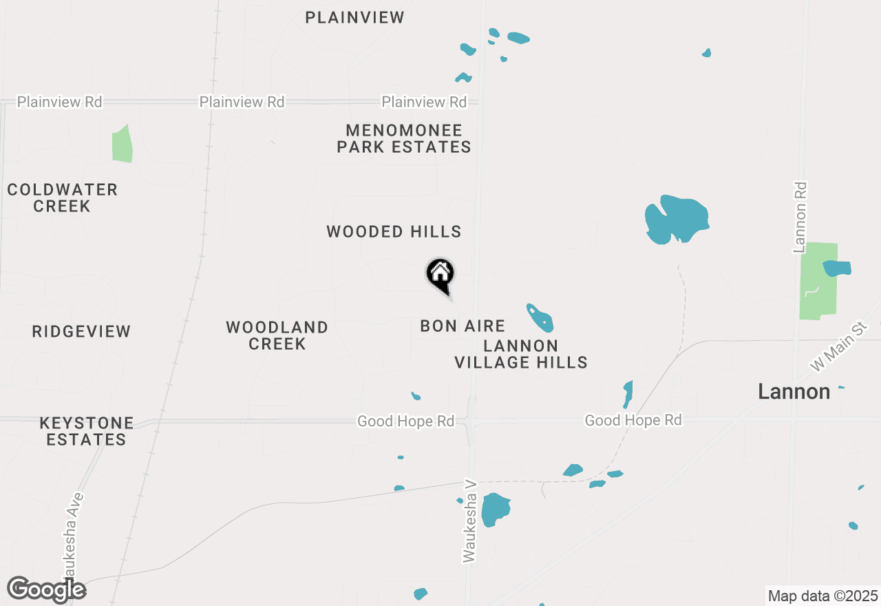 Map of N75W22109 Cherry Hill Rd, Lisbon, WI 53089