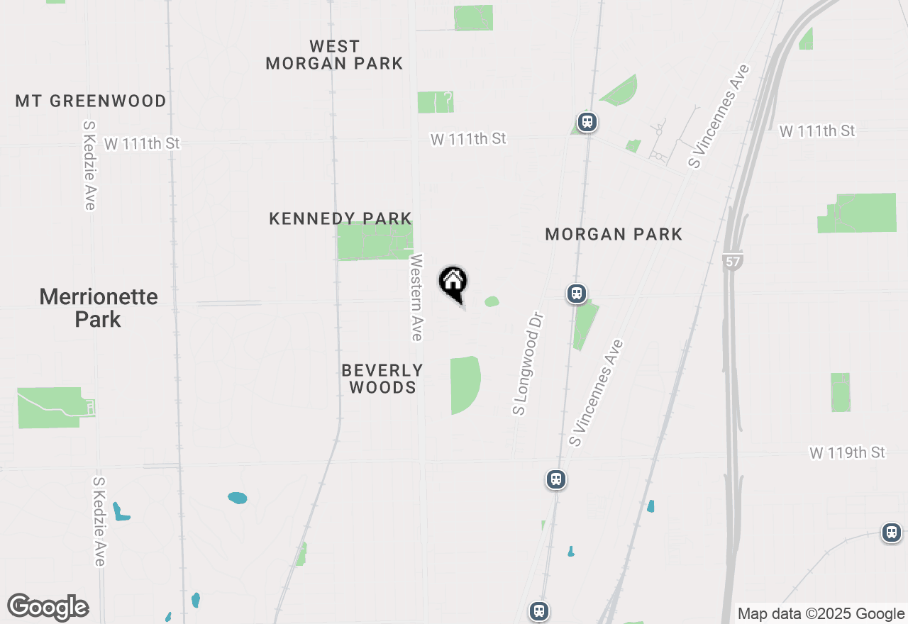 Map of 11511 S Oakley Avenue, Chicago, IL 60643