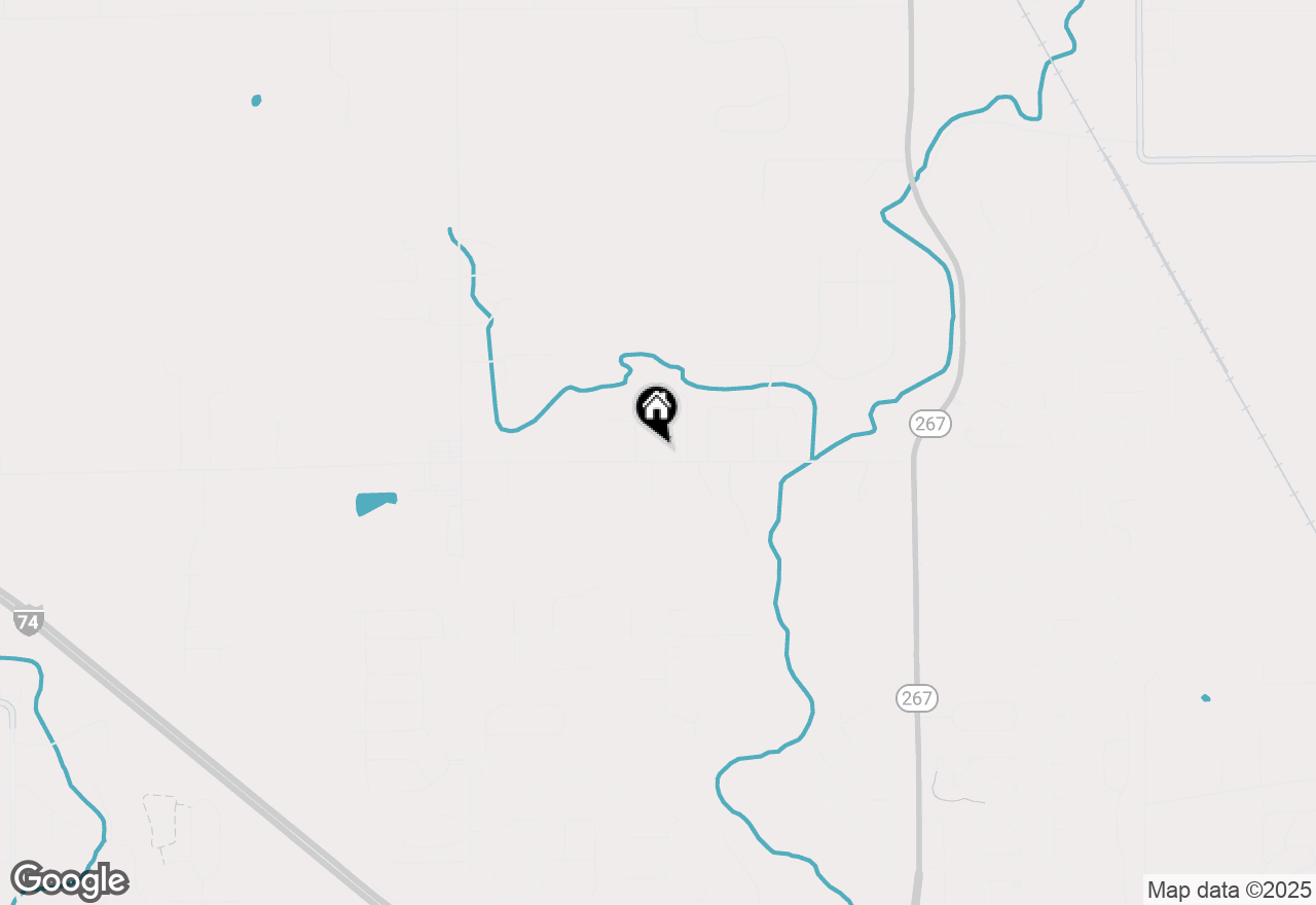 Map of 6936 E County Road 800 N, Brownsburg, IN 46112