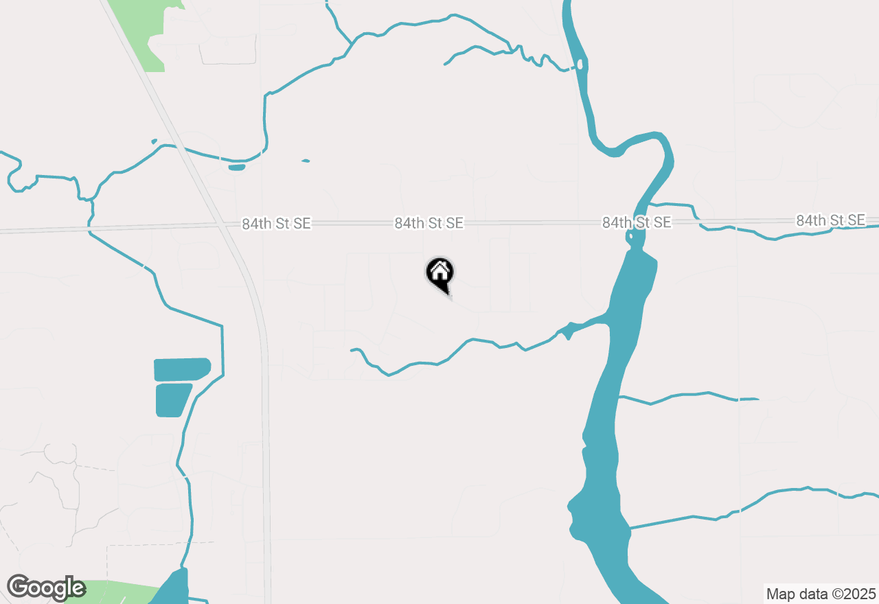 Map of 8637 Rainbows End Road Se, Caledonia, MI 49316