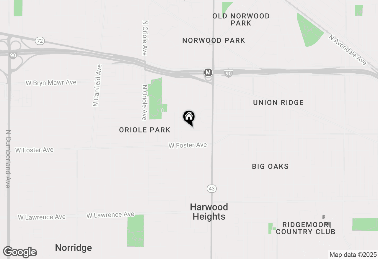 Map of 7311 W Berwyn Avenue, Chicago, IL 60656