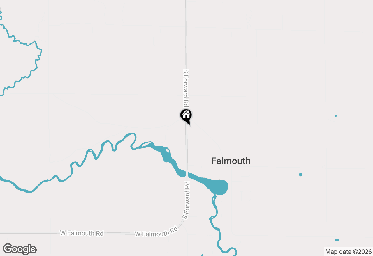 Map of V/L S Forward Road, Falmouth, MI 49632