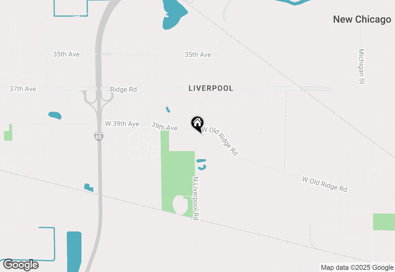 Map of 3138 W 40th Avenue, Hobart, IN 46342