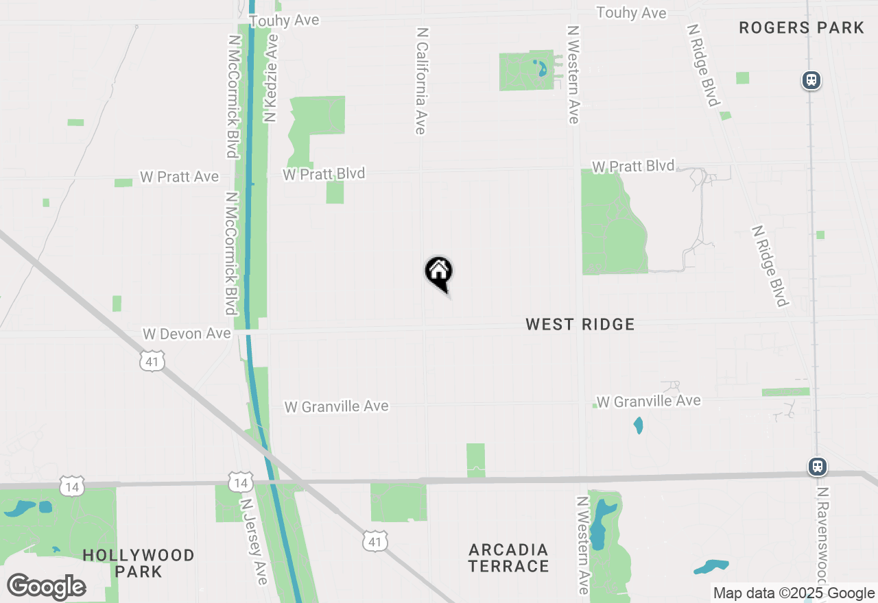 Map of 6440 N Fairfield, Chicago, IL 60645