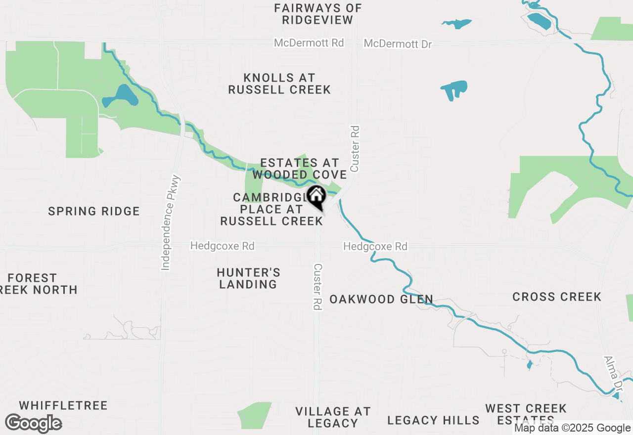 Map of 8104 Barrymoore Lane, Plano, TX 75025