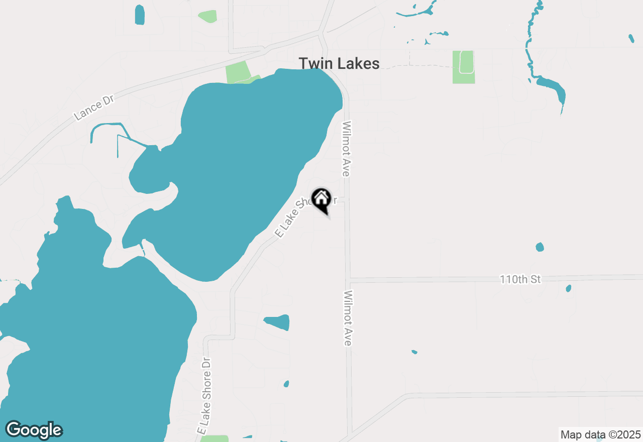 Map of 509 Sunset Rd, Twin Lakes, WI 53181