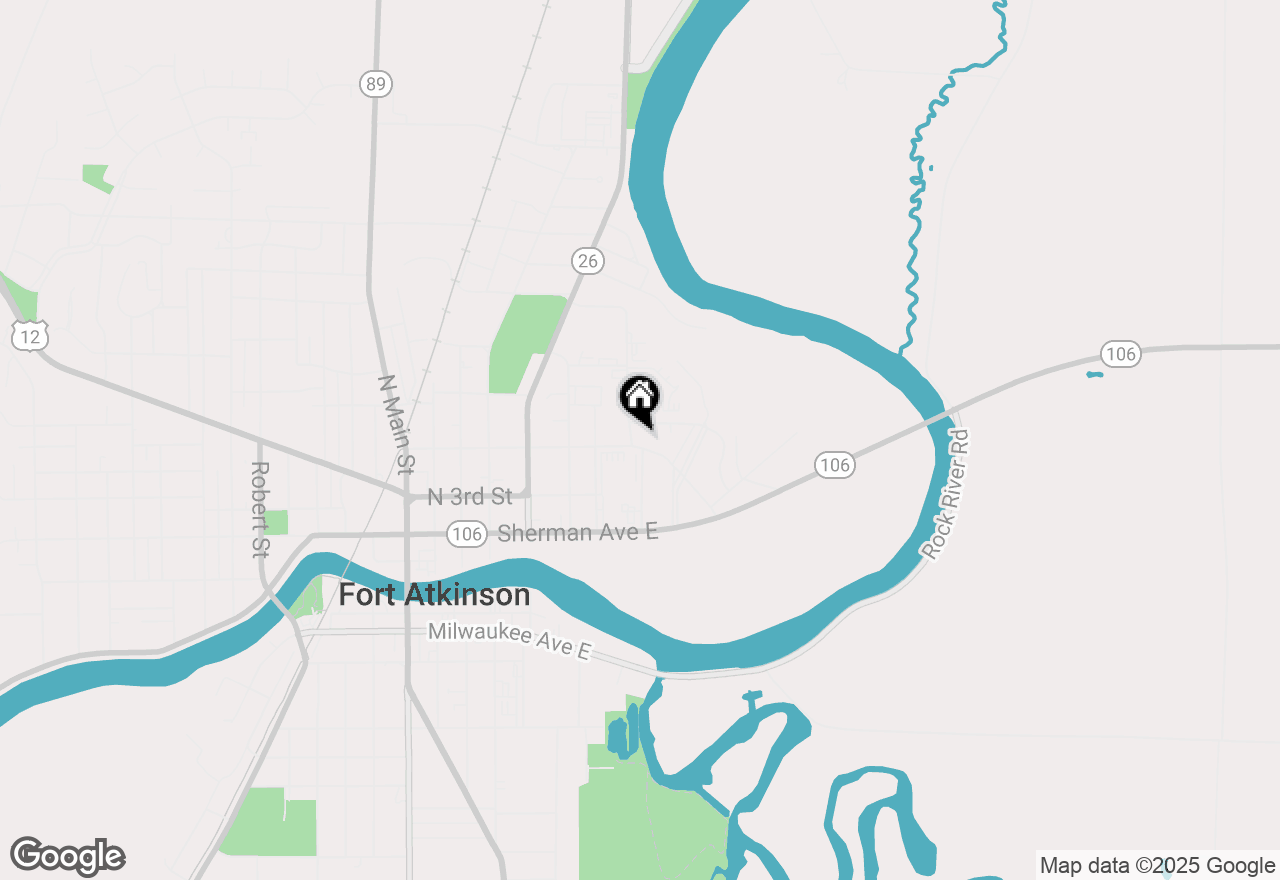 Map of 703 N 4th St, Fort Atkinson, WI 53538